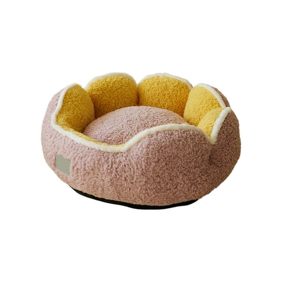 Qholemyo Cute Soft Plaid Cat Bed - Portable Washable Cat Sleeping Bed, Warm Pet Bed Suitable for Small & Medium-Sized Cats, Essential Pet Beds for Cats