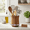 Burlywood, Natural, variant on Rotating Utensil Holder for Countertop, Acacia Wood Cooking Tool Organizer for Spatula, 360 Spinning Kitchen Crock, 5.83"