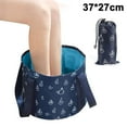 thumbnail image 1 of Tina de baño de pie portátil, lavabo de baño plegable, recipiente de agua multifuncional para lavado/viaje/pesca/picnic brand modelStyleType, 1 of 2