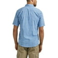 thumbnail image 2 of Wrangler Authentics Men's Short Sleeve Classic Plaid Shirt, Rivera, 3X-Large, 2 of 3