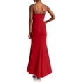 thumbnail image 2 of Aqua Womens Scuba Asymmetric Evening Dress, 2 of 2