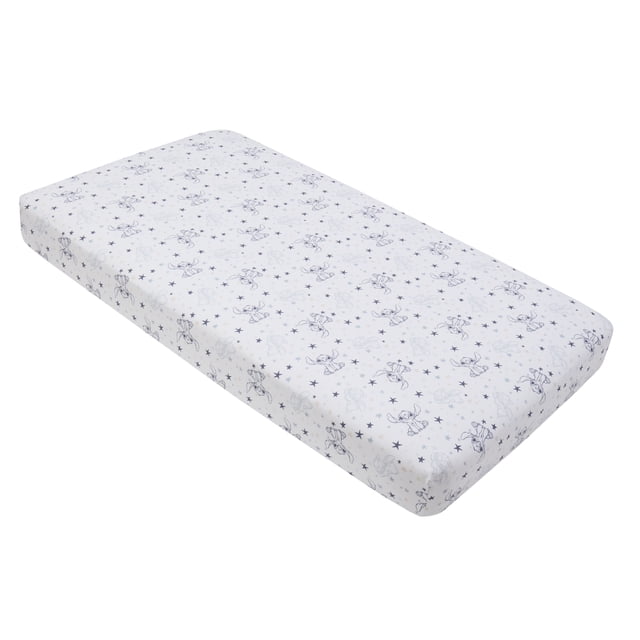 Stitch 'Petit Rêveur' Drap-housse pour Berceau, Nourrisson Garçon, Bleu