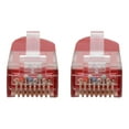 thumbnail image 5 of Tripp Lite Cat6 Cat5e Gigabit Molded Patch Cable RJ45 M/M 550MHz Red 2ft (n200-002-rd), 5 of 5