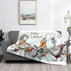 thumbnail image 3 of Decoración del hogar, manta de felpa para sofá, colcha, cama, mantas suaves y esponjosas, decoración a cuadros, moderna morandi, invierno, Feliz Navidad, 3 of 5