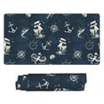 thumbnail image 2 of Kdxio Vintage Marine Print Large Gaming Mouse Pad,Non-Slip Base,Water Resist Keyboard Pad for Gamer,Office & Home,29.5 x 15.8 in, 2 of 9