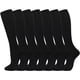 thumbnail image 1 of Calcetines de compresión (7 pares) calcetines de compresión hasta la rodilla para mujeres y hombres medias-el mejor apoyo para enfermeras, correr, atletismo, 1 of 5