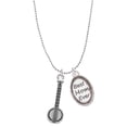 thumbnail image 1 of Delight Jewelry Silvertone Banjo Best Mom Ever Charm Necklace, 1 of 4