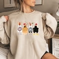 thumbnail image 3 of Sudadera divertida con capucha para pollos, suéter de animales divertidos, camisas de campo de Navidad, regalo de granja, 3 of 5
