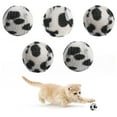thumbnail image 2 of Stri 5pcs Animal Wrapped Tennis Balls Funny Pet Cat Kitten Toy Balls Playthings, 2 of 7