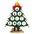 thumbnail image 2 of Decoración de escritorio de Navidad de madera BLESIY Mini Árbol de mesa, 2 of 8