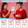 TANGNADE Valentine'S Day Ornaments Cards For Kids Party School Classroom Exchange Card 4Pc