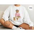 thumbnail image 3 of Ralph Lauren Inspired Polo Bear Sweatshirt, Vintage Animal Sweater, Stylish Winter Teddy Bear Shirt, Gift for Her, Bear Lover Crewneck, 3 of 5