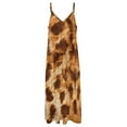 thumbnail image 4 of Animal Print Patterns Design Sleeveless Dress Woman Fashion Long Dresses Women's Summer Suit Dress 2025, 4 of 7