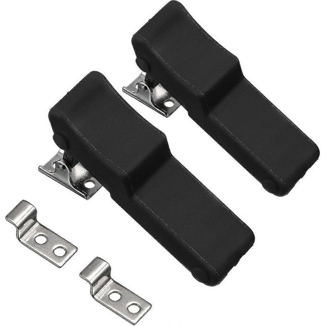 2pcs Flexible Rubber Draw Latch, Front Storage Rack Latch Over Center Thermoplastic Elastomer Boat Latch Banmo