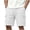 (New51)White, variant on Thousandth Men Casual Cargo Shorts Elastic Waist Drawstring Summer Shorts Soft Breathable Multi Pocket Everyday Shorts Quilted Shorts for Men
