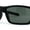 Matte Black Green, variant on Mens Wrap Around Rectangle Biker Plastic Sunglasses Black Blue Flame