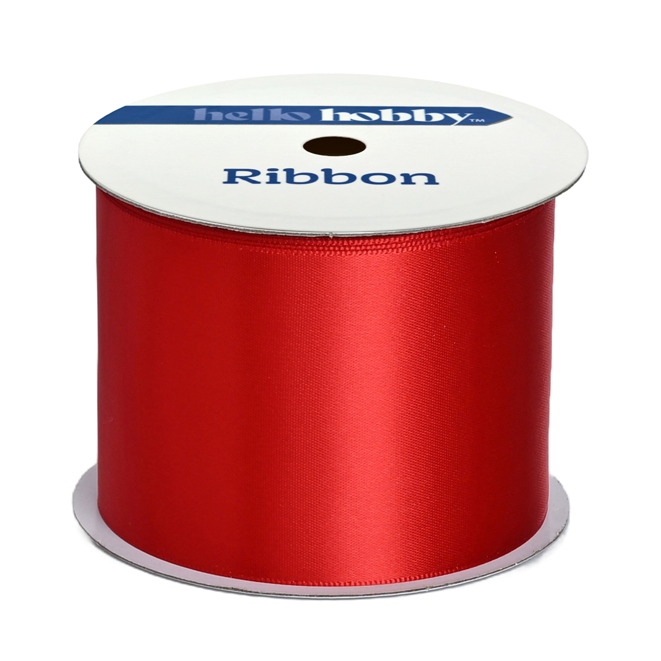 Gwen Studios 2.25" Red Satin Ribbon, 7 Yards
