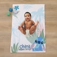 thumbnail image 3 of Disney Stitch Ohana Means Family Photo Op Baby Blanket, 3 of 3