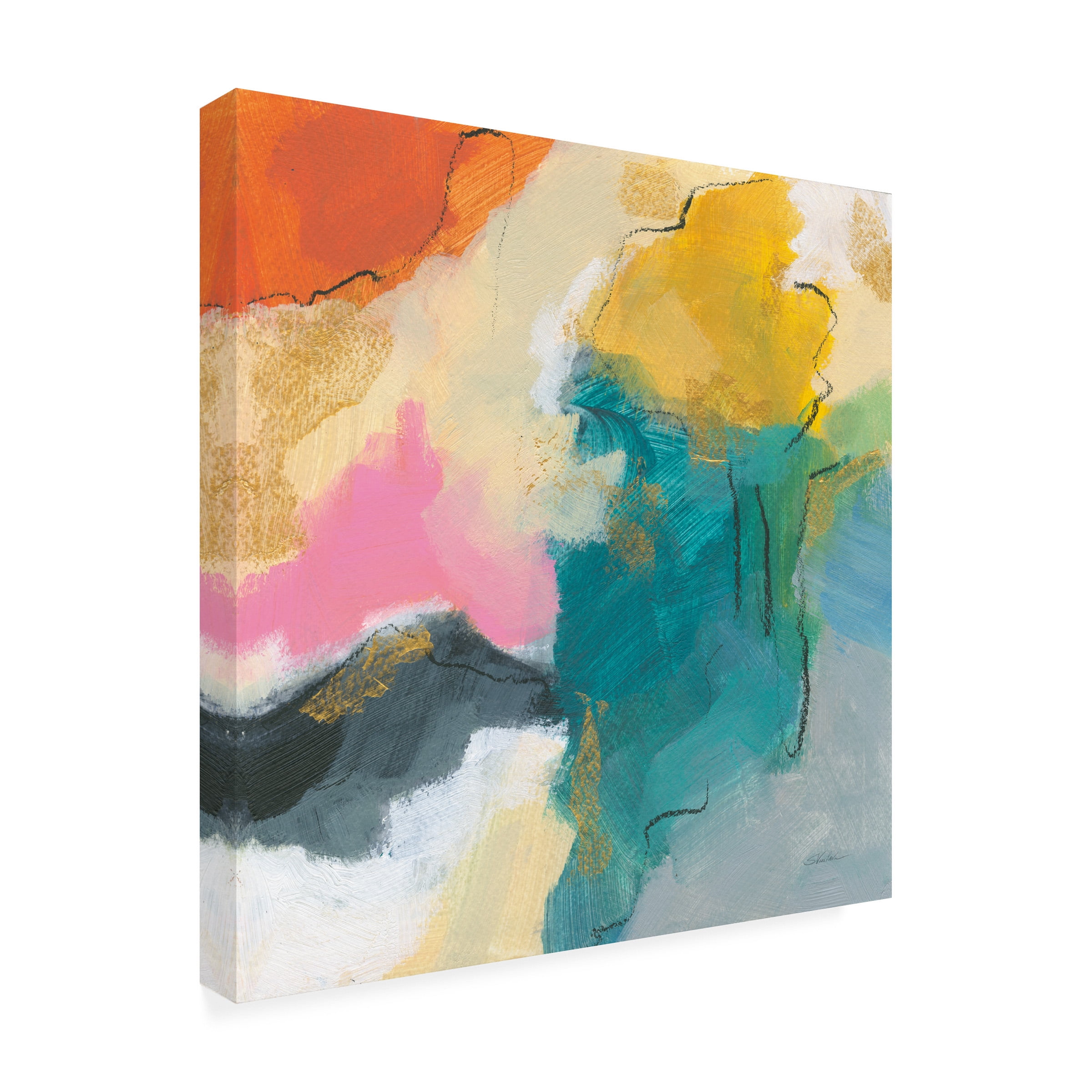 Silvia Vassileva 'Daydream IV' Canvas Art