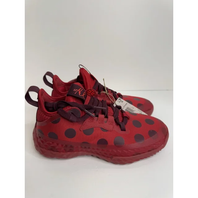 New Adi-das Harden Vol 5 Futurenatural Red Polka Dot Basketball Shoes Mens 4.5