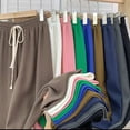 thumbnail image 2 of Pantalones anchos drapeados con estampado de huesos de serpiente para primavera y otoño, pantalones de cintura alta rectos para mujer, pantalones casuales adelgazantes, 2 of 5