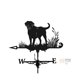 thumbnail image 2 of Veleta de metal para perro, silueta de veleta, indicador de dirección del viento decorativo para jardín para patio al aire libre Granja, 2 of 5