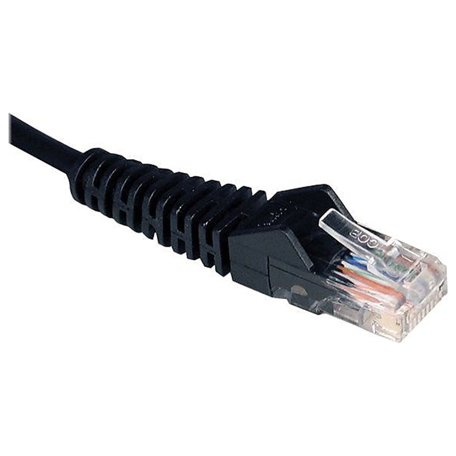 Tripp Lite N001-003-BK Cat5e 350MHz Snagless Molded Patch Network Cable (RJ45 M/M) - Black, 3-ft. - image 2 of 2
