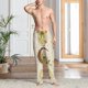thumbnail image 2 of Balery Frogs Pantalones de pijama para hombre, pijama ultraligero, pantalón de descanso-Small, 2 of 6