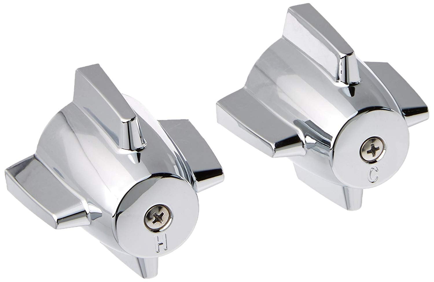 DANCO EasytoInstall Pair of Faucet Handles for Central Brass, Chrome
