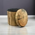 thumbnail image 5 of WYDK Tree Stump Stool, Toy Storage Ottoman 15 Inch Fake tree stumps Log Stool Storage, Artificial Tree Trunk, Perfect Footstool Kids Toy Chest, Rustic Log Cabin Decor Bench, Pedestal, Side End Table, 5 of 19