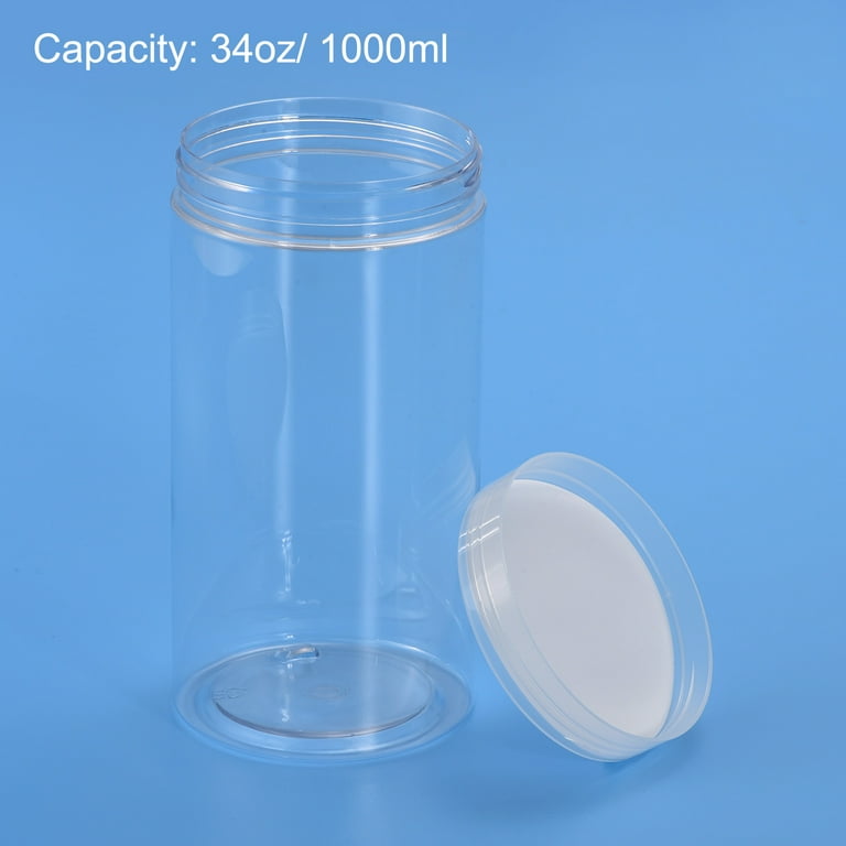 Round Plastic Container Screw Lid