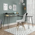 thumbnail image 2 of Bureau en L à plateforme surélevée Haven d'Ameriwood Home, 2 of 9