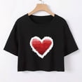 thumbnail image 5 of Plebaso T-Shirts Graphiques Courts pour Femmes Manches Courtes Imprimé Slim Col Rond T-Shirts d'Été Décontractés pour Femmes, 5 of 5