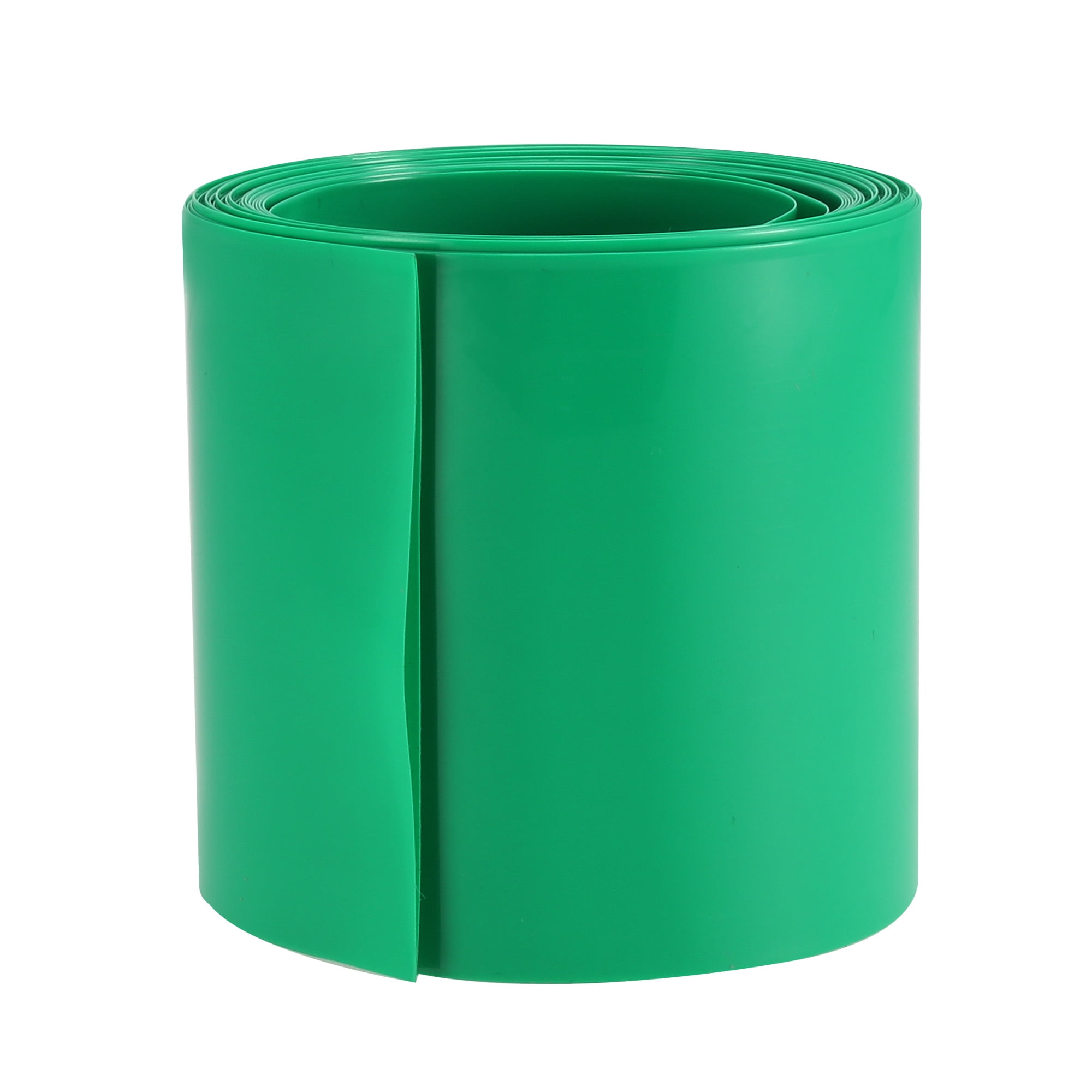 PVC Heat Shrink Tubing 66mm Flat Width for DIY AA 5 Meter Green