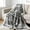 Gray, variant on NWOKYZGH Fluffy Bubble Blanket Throw Size, Faux Plush Throw for Couch or Bed, Plush Soft Thick Faux Plush Blanket, Comfy, Warm & Breathable, Luxury Minky Tie Dye Bedding, 39" x 59"
