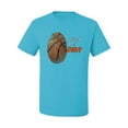 thumbnail image 2 of Wild Bobby, Basketball Fingerprint It's In My DNA, Sports, Men Graphic Tee, Light Turquoise, 5X-Large, 2 of 5