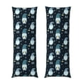 thumbnail image 1 of Balery Gnome and Snowflakes Funda Protectora para Almohada Corporal de Algodón Hipoalergénico con Cierre(55 x 21 pulgadas), Almohadas No Incluidas, 1 of 7
