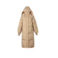 thumbnail image 5 of Thick down cotton jacket for women loose and long knee length cotton jacket bread jacket, 5 of 5