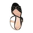 thumbnail image 3 of XYD Women Open Round Toe Ankle Strap Sandals Platform Block Chunky High Heels Cocktail Party Dressy Shoes Size 7 Black, 3 of 4