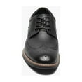 thumbnail image 3 of Men's Nunn Bush Centro Flex Wingtip Oxford Party Shoes Black 84983-001, 3 of 9