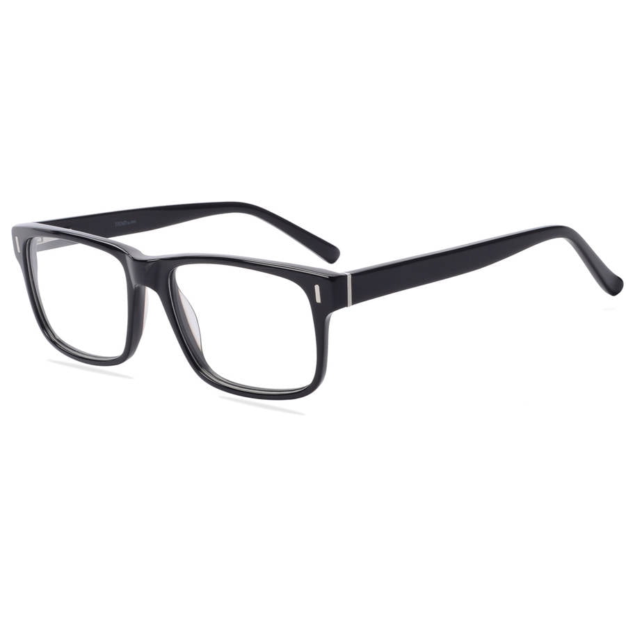 black eyeglass frames