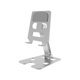 thumbnail image 1 of Seitruly Soporte para teléfono de escritorio de aleación de aluminio, plegable, ajustable, adorno para estudio de oficina, estante de Acción de Gracias Electrónica Plata, 1 of 6