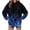 A Dark Blue, variant on Thin Hoodies for Women Ndbuld Fall And Winter Men And Women Hooded Sweater Flame Printing Pullover Blouse with Pocket Orange XXL