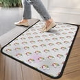 thumbnail image 4 of Mini Unicorn Head Pattern Door Rugs,Washable Non Slip Door Mats Indoor,Decorative Door Mats,Entry Mat Indoor for Entrance,Bedroom,Kitchen,Bathroom,30"x17", 4 of 6