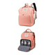 thumbnail image 1 of Mochila Impermeable Multifunción Malubero 5 En 1 Para Pañales Plegable rosa Malu2270, 1 of 3