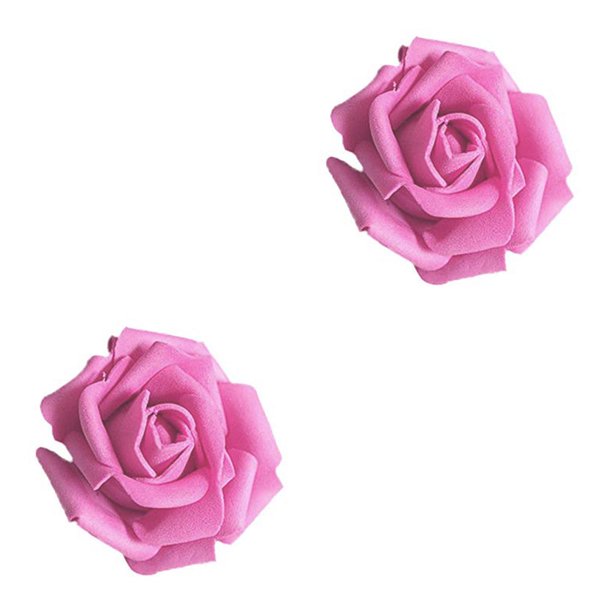 Paquete de 50 flores artificiales Matsuzay ramo de novia Rosa roja