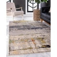 thumbnail image 2 of Unique Loom 3140976 8 x 10 ft. Urban Chromatic Rectangular Rug, Beige, 2 of 2