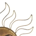 thumbnail image 5 of DecMode Metal Eclectic Celestial "Sun Face" Designed Wall Décor with Copper Metallic Brass Finish, 30"D, 5 of 8