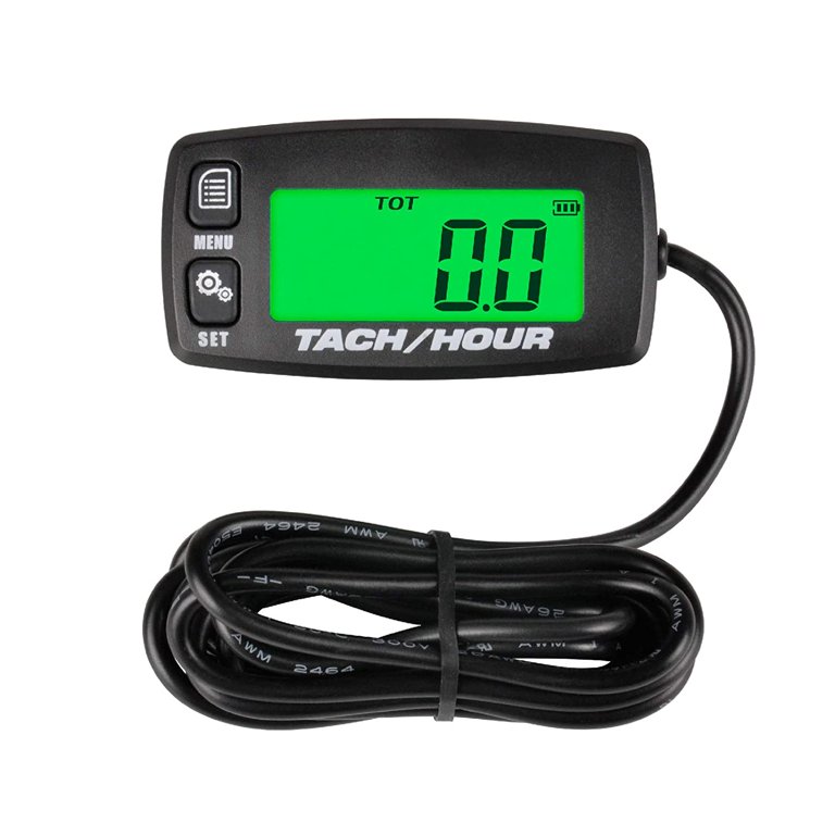 Runleader Digital Maintenance Tach/Hour Meter,Backlight Display