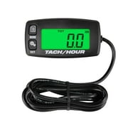 Runleader Digital Maintenance Tach/Hour Meter Battery Replacement Tractor Generator Lawn Tractor LCD